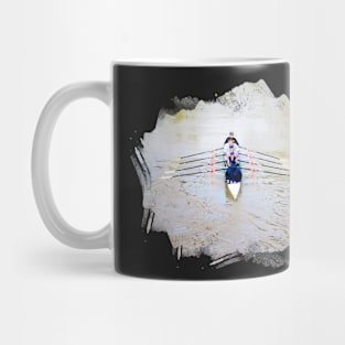 Rowing Teamwork on the Water Mug